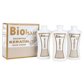 Biohair 3'lü Keratin Düzleştirici Set