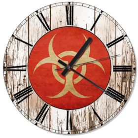 Biohazard Şekilli Duvar Saati