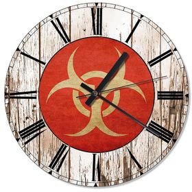 Biohazard Şekilli Duvar Saati