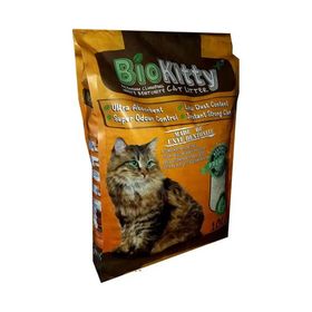 BioKitty 10 lt Aleo Vera Topaklanan Beyaz Bentonit Kedi Kumu