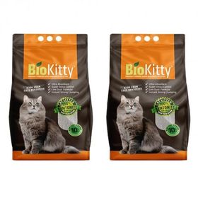 BioKitty 2x10 lt İnce Taneli Aleo Vera Kokulu Topaklanan Kum