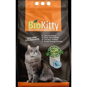 BioKitty Bentonit Topaklanan İnce Marsilya Sabunlu 5 lt Kedi Kumu