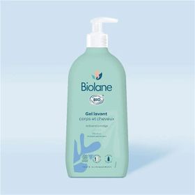Biolane 500 ml Bebek Organik Saç Vücut Şampuanı ve 100 ml Organik Pişik Kremi
