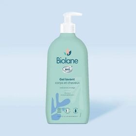 Biolane 500 ml Bebek Organik Saç Vücut Şampuanı ve 100 ml Organik Pişik Kremi