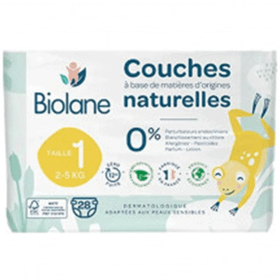 Biolane Natural No:1 Yenidoğan 28 Adet Bebek Bezi