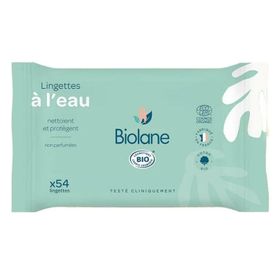 Biolane Organik Su Bazlı 54 Adet Bebek Islak Mendili