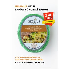 Bioleas Skincare 130 gr Ihlamur Özlü Doğal Süngerli Sabun