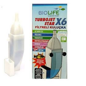 Biolife 1 mm Turbojet X6 Beyaz Filtreli Kuluçka