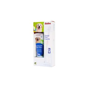 Bioline 100 gr Köpek Diş Macunu Ve Diş Bakım Seti