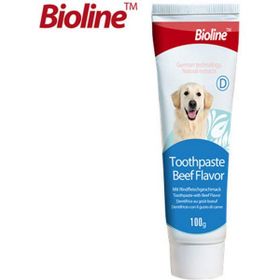 Bioline 100 gr Köpekler İçin Biftek Aromalı Diş Macunu