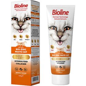Bioline 2x100 gr Deri ve Tüy Bakımı Destekleyici Biotin ve Zinc Paste Kedi Macunu