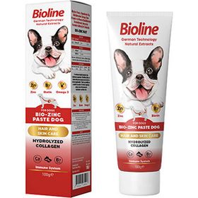 Bioline 2x100 gr Deri ve Tüy Bakımı Destekleyici Biotin ve Zinc Paste Köpek Macunu