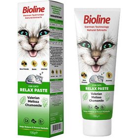 Bioline 2x100 gr Relax Paste Kediler için Sakinleştirici Macun