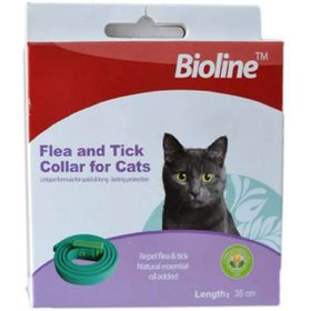 Bioline 35 cm Bitkisel Kedi Pire Tasması