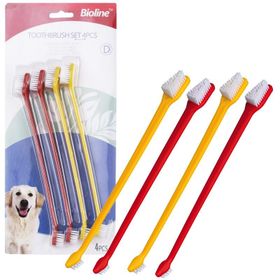 Bioline 4'lü Köpek Diş Fırçası Seti