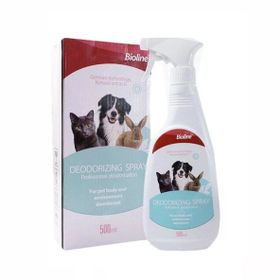Bioline 500 ml Kedi Köpek ve Kemirgenler için Koku Giderici Deodorant