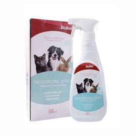 Bioline 500 ml Kedi Köpek ve Kemirgenler için Koku Giderici Deodorant