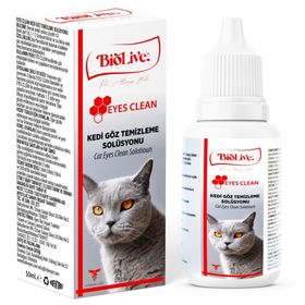 Biolive 50 ml Kediler İçin Göz Temizleme Solüsyonu