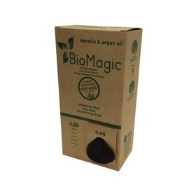 Biomagic 4.00 Kahve Organic Krem Saç Boyası
