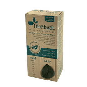 Biomagic 44.07 Moka Kahve Keratin ve Argan Yağlı Organic Krem Saç Boyası