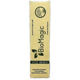 Biomagic 5.72 Küllü Kahve Organik Keratin ve Arganlı Amonyaksız 60 ml Saç Boyası + Oksidan