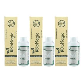 Biomagic 7.11 Doğal Yoğun Küllü Kumral 3 Adet Saç Boyası + 3 Adet Oksidan