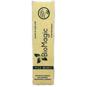 Biomagic 9.00 Sarı Organik Keratin ve Arganlı Amonyaksız 60 ml Saç Boyası + Oksidan