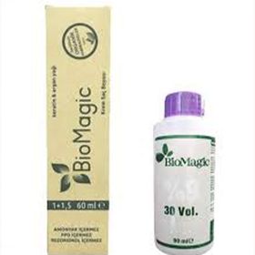 Biomagic 9.11 Yoğun Küllü Sarı Doğal 60 ml Saç Boyası + 90 ml Oksidan