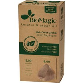 Biomagic Açık Kumral 8.00 Saç Boyası