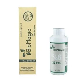 Biomagic Amonyaksız 6,56 Nar Çiçeği 60 ml Oksidan Krem Saç Boyası