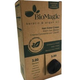 Biomagic Koyu Kahve 3.00 60 ml Organik Saç Boyası