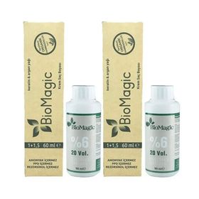 Biomagic No:55.55 2 Adet Şarap Kızılı Doğal Saç Boyası