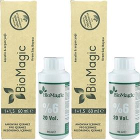 Biomagic No:55.55 Şarap Kızılı 2x Doğal Saç Boyası