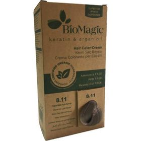 Biomagic No:811 Yoğun Küllü Açık Kumral Saç Boyası