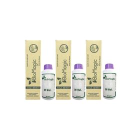 Biomagic Organik Amonyaksız Açık Küllü Kumral 8.72 3 Adet Saç Boyası
