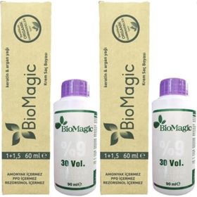 Biomagic Organik Amonyaksız Altın Karamel No:88.07 2 Adet Saç Boyası+Oksidan
