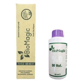 Biomagic Organik Keratin ve Argan Pembe Altın 60 ml Saç Boyası + Oksidan