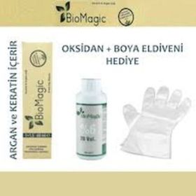 Biomagic Organik Sertifikalı 8.72-Açık Küllü Kumral 60 ml Saç Boyası+90 ml Oksidan