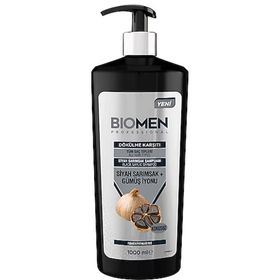 Biomen Siyah Sarımsak Gümüş Losyonu 1 lt Dökülme Karşıtı Şampuan