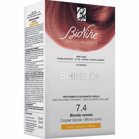 BioNike 7.4 Bakır Sarı Shine On Saç Boyama Kiti