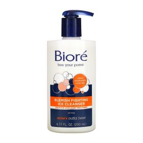 Biore 200 ml Leke ve Akne Karşıtı Yağsız Yüz Temizleme Jeli