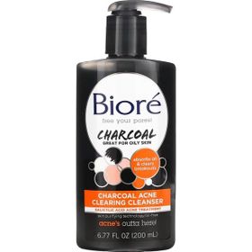 Biore Charcoal 200 ml Akne Karşıtı Yağsız Yüz Temizleme Jeli