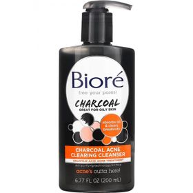 Biore Charcoal 200 ml Akne Karşıtı Yağsız Yüz Temizleme Jeli