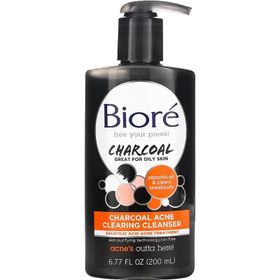 Biore Charcoal 200 ml Akne Karşıtı Yağsız Yüz Temizleme Jeli