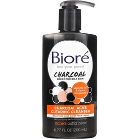 Biore Charcoal 200 ml Akne Karşıtı Yağsız Yüz Temizleme Jeli
