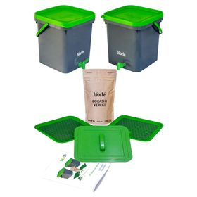 Biorfe Bokashi 18SGB 18 lt Kepekli Kompost Seti