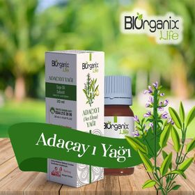 Biorganix Life 20 ml Organik Adaçayı Yağı