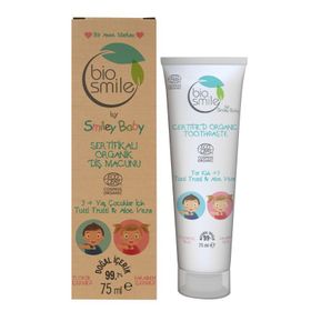 Biosmile Ecocert Organik Sertifikalı Tutti Frutti 75 ml Çocuk Diş Macunu