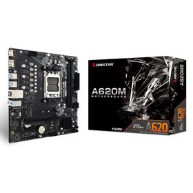 Biostar A620MS AMD AM5 DDR5 5600MHz HDMI DP M2 MAtx USB 3.2 Anakart