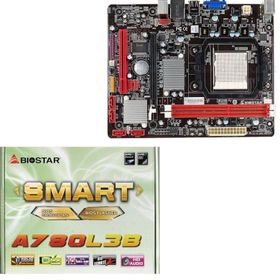 Biostar A780L3B DDR3 1600 Mhz OC VGA PCIE 2.0 AM3 Matx Anakart